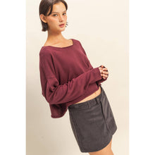Load image into Gallery viewer, Wide Neck Sweater HYF10
