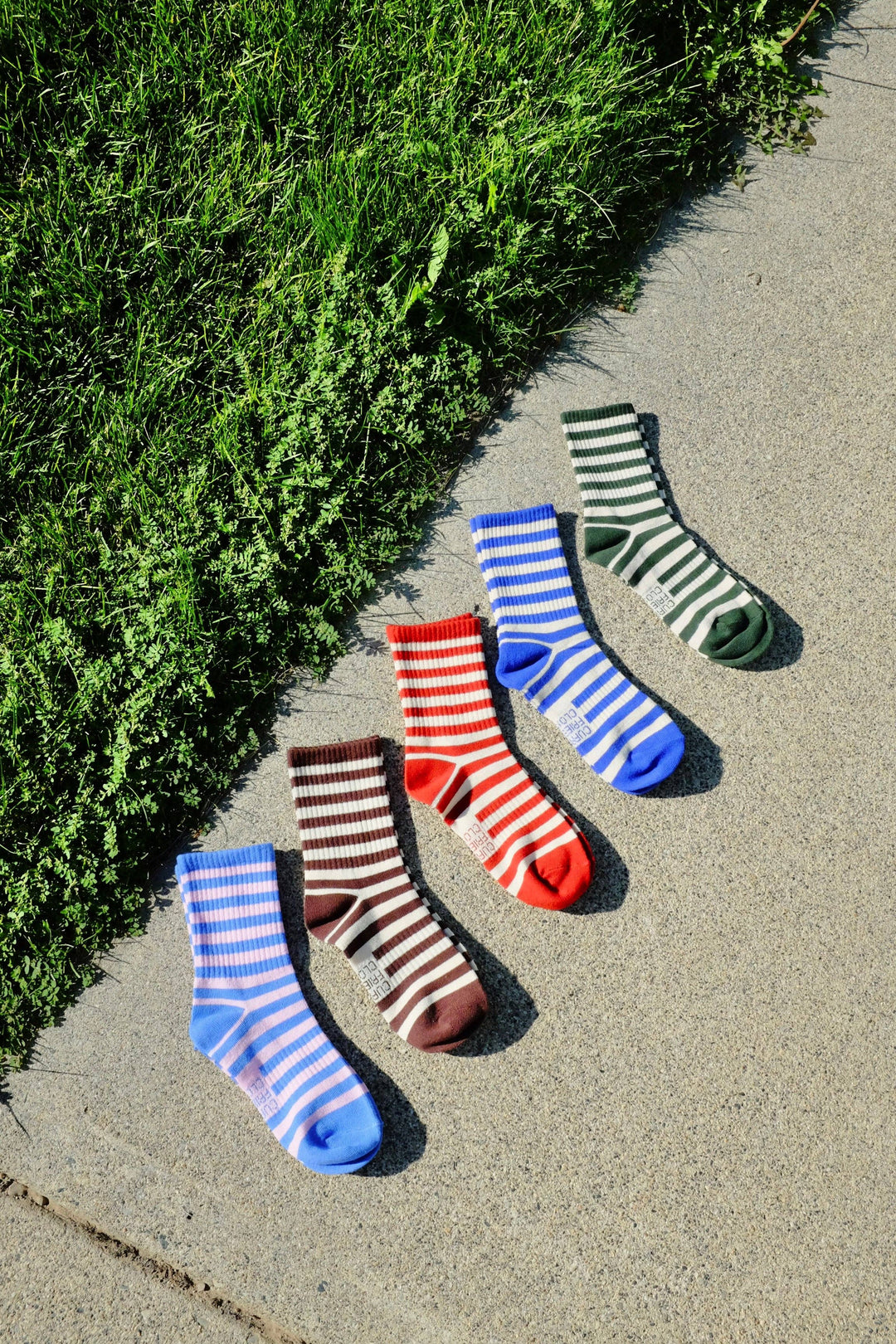 Retro Ribbed Striped Socks Spring time