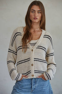 Striped Cardigan