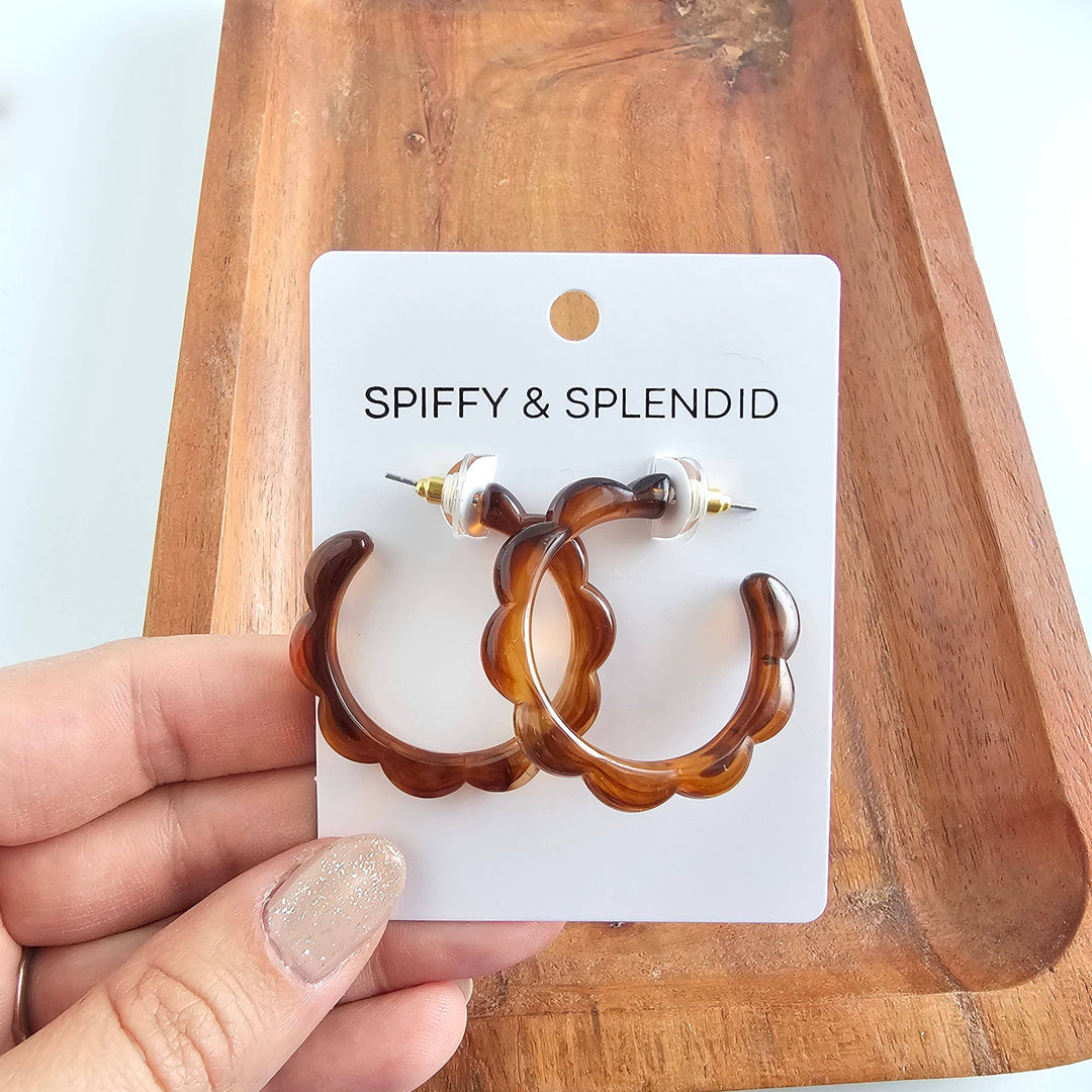 Scarlett Hoops - Amber // Jewelry, Earrings, Fall SS235