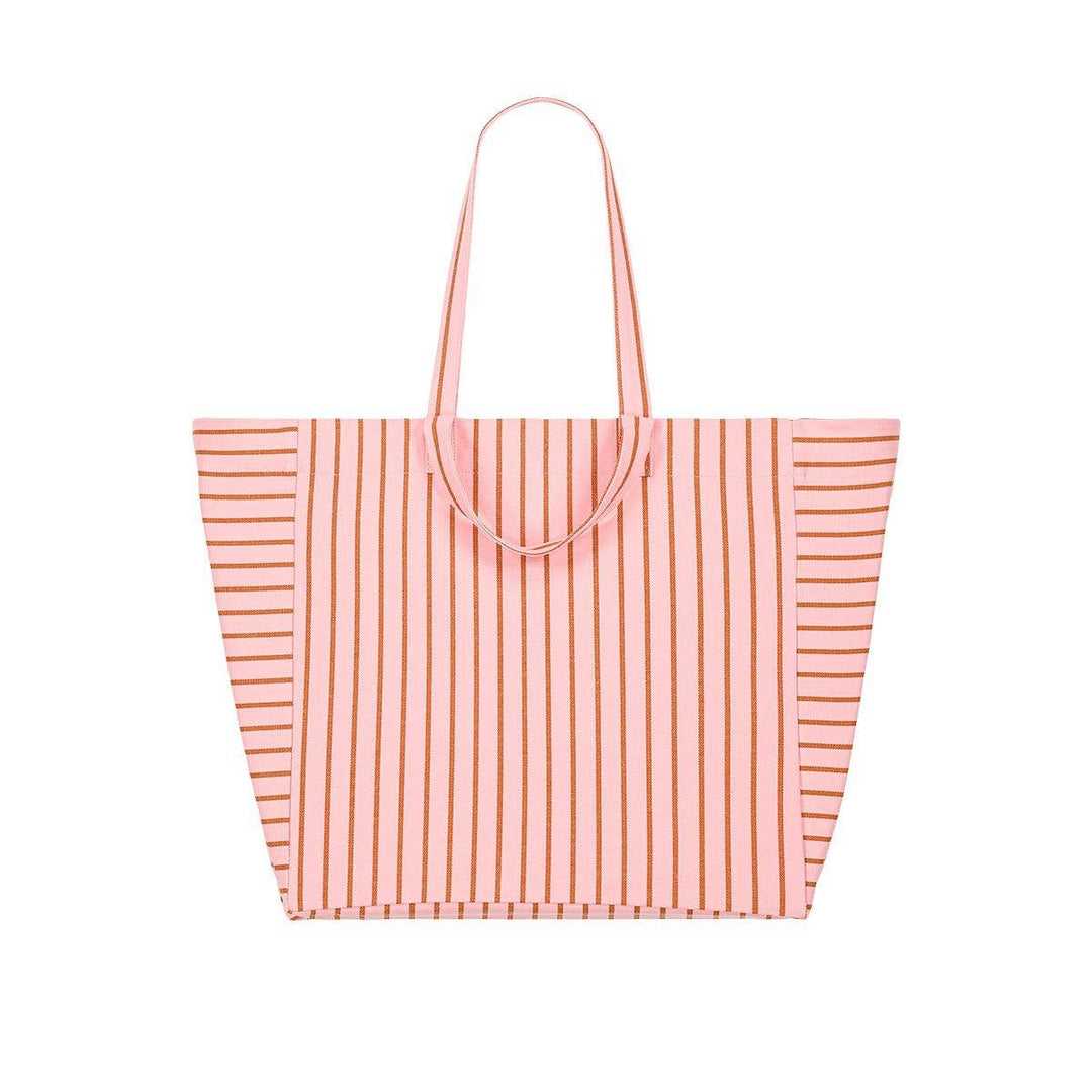 ELISA TOTE BAG TENNIS PECAN / STRAWBERRY