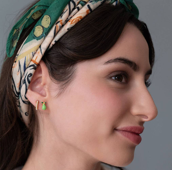 Pear Stud Earrings AS03