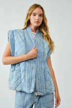 Load image into Gallery viewer, AA2816 MARIANA OVERSIZED QUILTED DENIM VEST