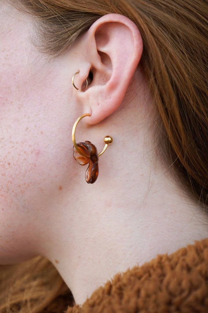 Magnolia Hoops - Amber // Jewelry, Earrings, Fall SS236