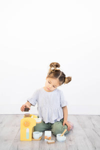 Barista in Training Wooden Coffee Set, Developmental Toys