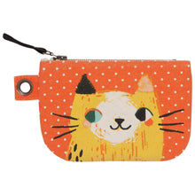 Load image into Gallery viewer, Danica Studio Meow Meow Cats Small Cotton Zipper Pouch