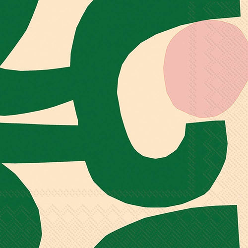 Paper Lunch Napkin 20 Ct Seppel Green Marimekko