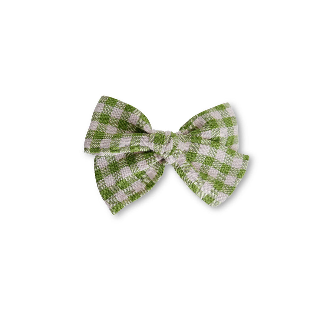 Thistle Check - Medium Mess Bow
