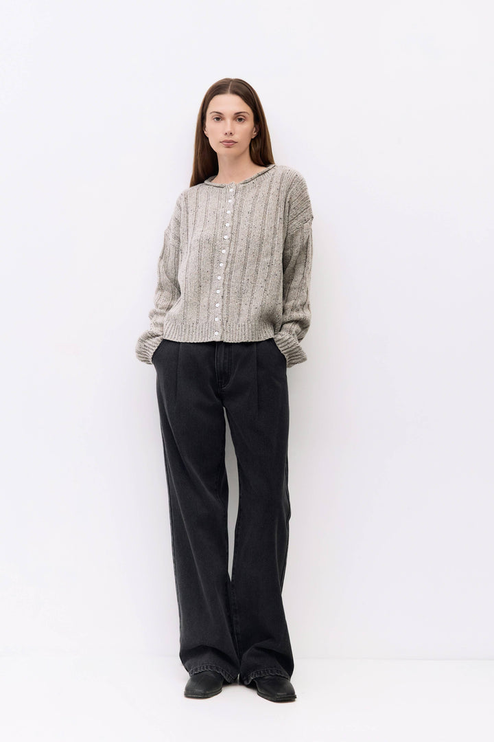 The Theodora Cardigan | Chunky Ribbed Cardigan MF732