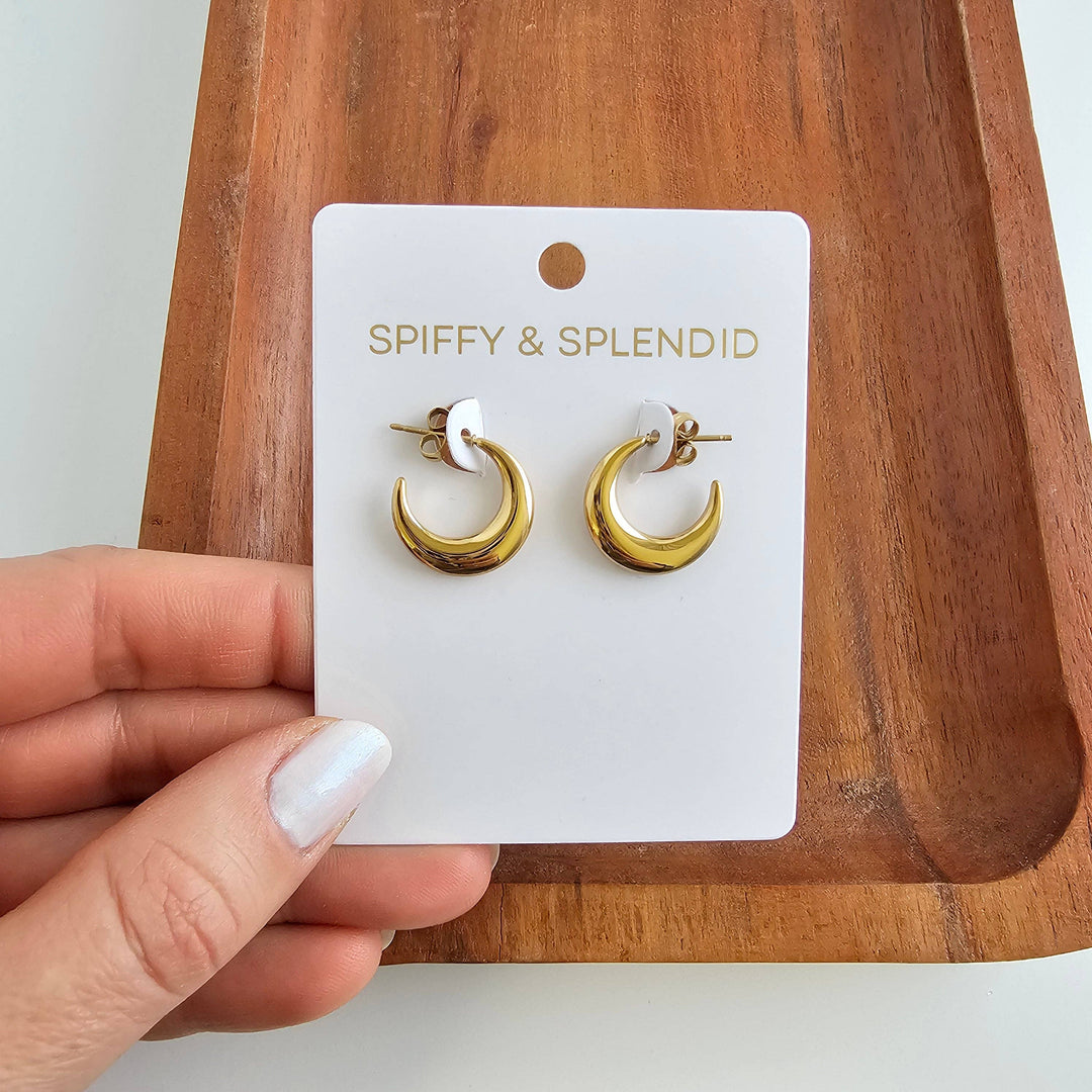 Luxe Selena Hoops   - Gold // Everyday basics, Jewelry