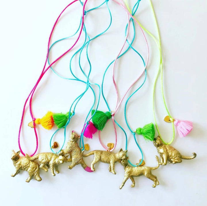 Cat Tassel Necklace