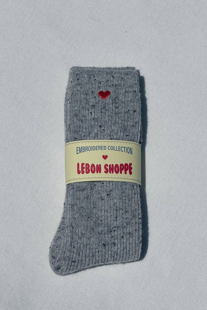 Embroidered Snow Socks