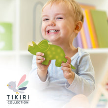 Load image into Gallery viewer, Baby Triceratops (Trice) Natural Organic Rubber Toy