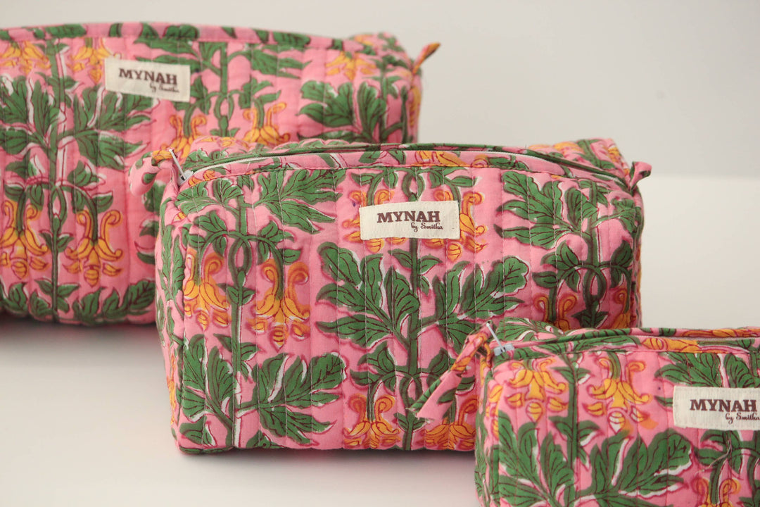 Bubblegum forest print travel/make up/organizer/bag MH878