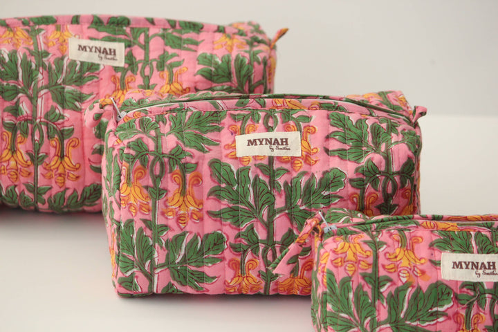 Bubblegum forest print travel/make up/organizer/bag MH878