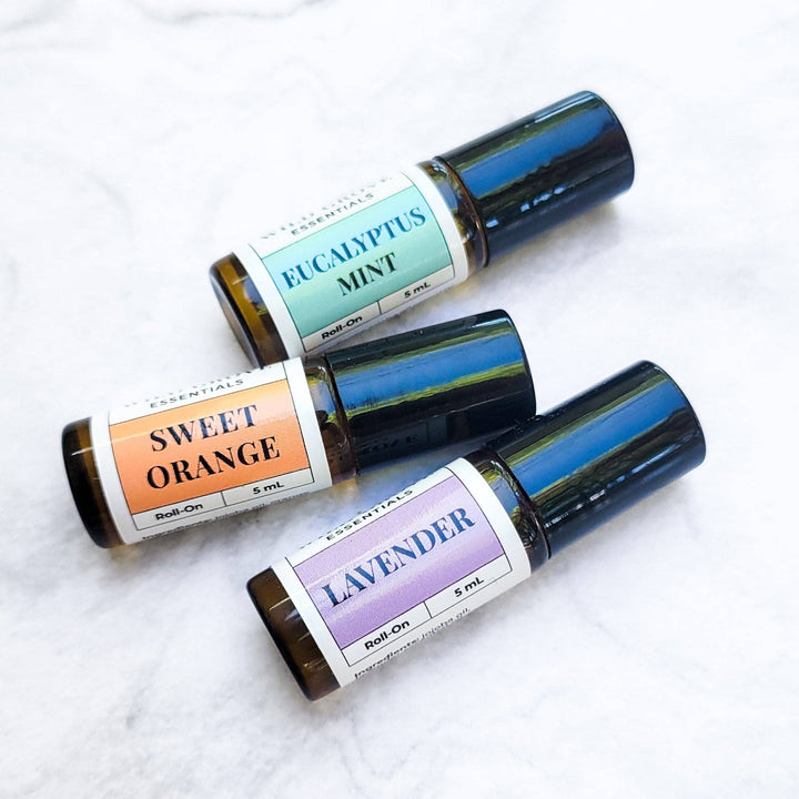 Mini Natural Roll-On Essential Oils, 5ml with Jojoba Oil