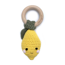 Load image into Gallery viewer, Lemon Teething Rattle