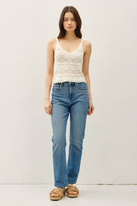 CROCHET KNIT TANK