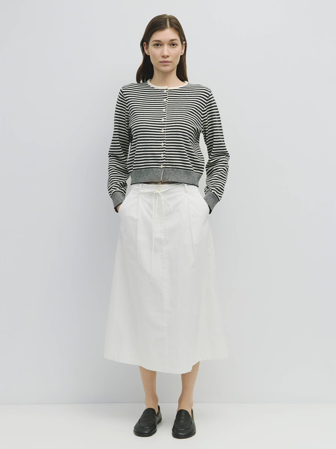 The Montana Cardigan | Striped Button-Down Cardigan AR225