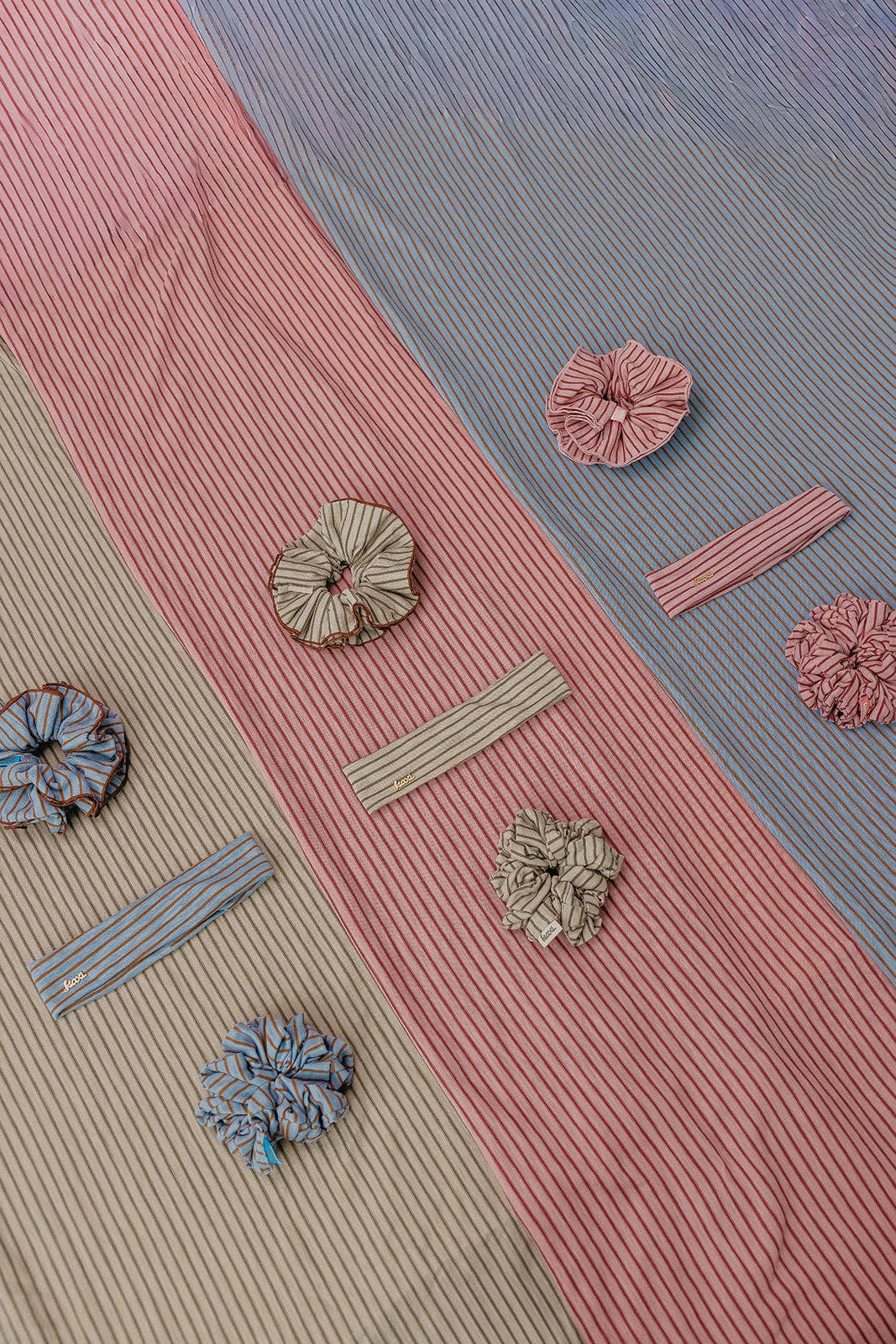 STRIPED CORSET SCRUNCHIE KX17