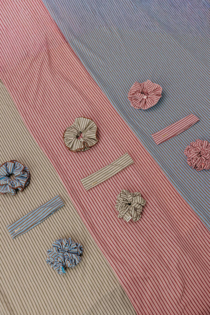 STRIPED CORSET SCRUNCHIE KX17