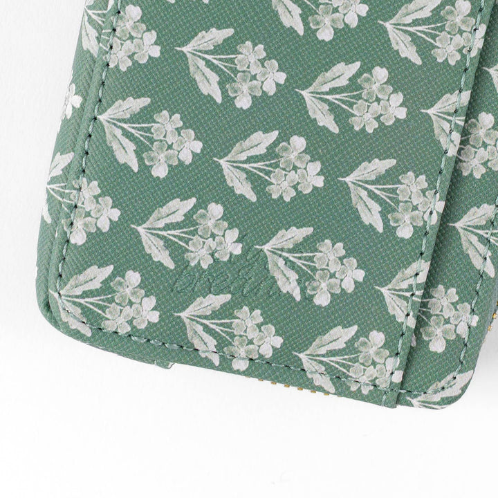 Forget Me Nots Sage Zip Wallet EY98