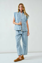 Load image into Gallery viewer, AA2816 MARIANA OVERSIZED QUILTED DENIM VEST