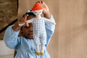 Cotton Knit Doll: Buddy Grid