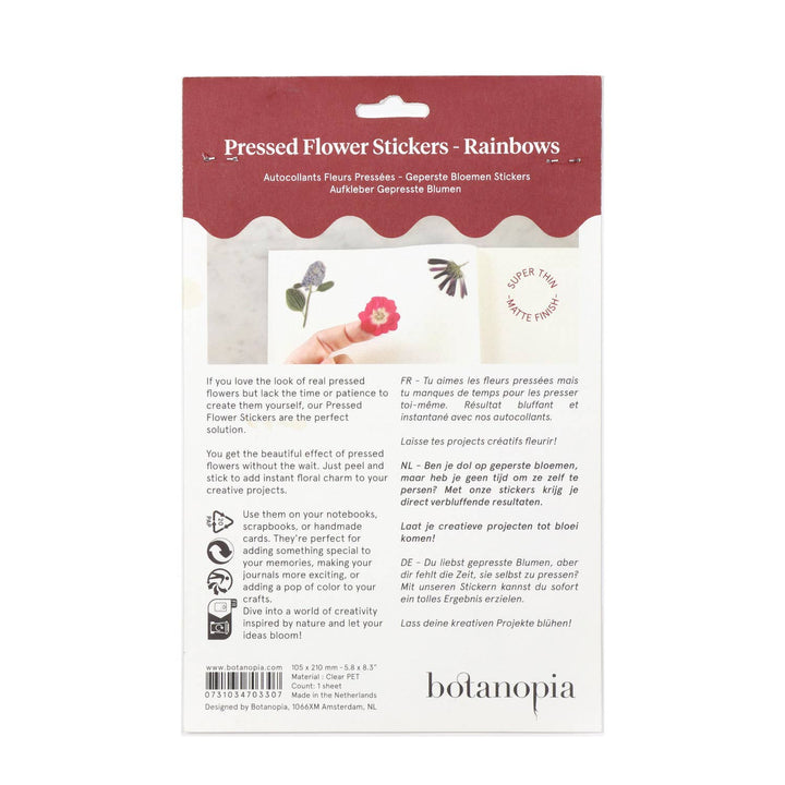 Pressed Flowers Sticker Sheet