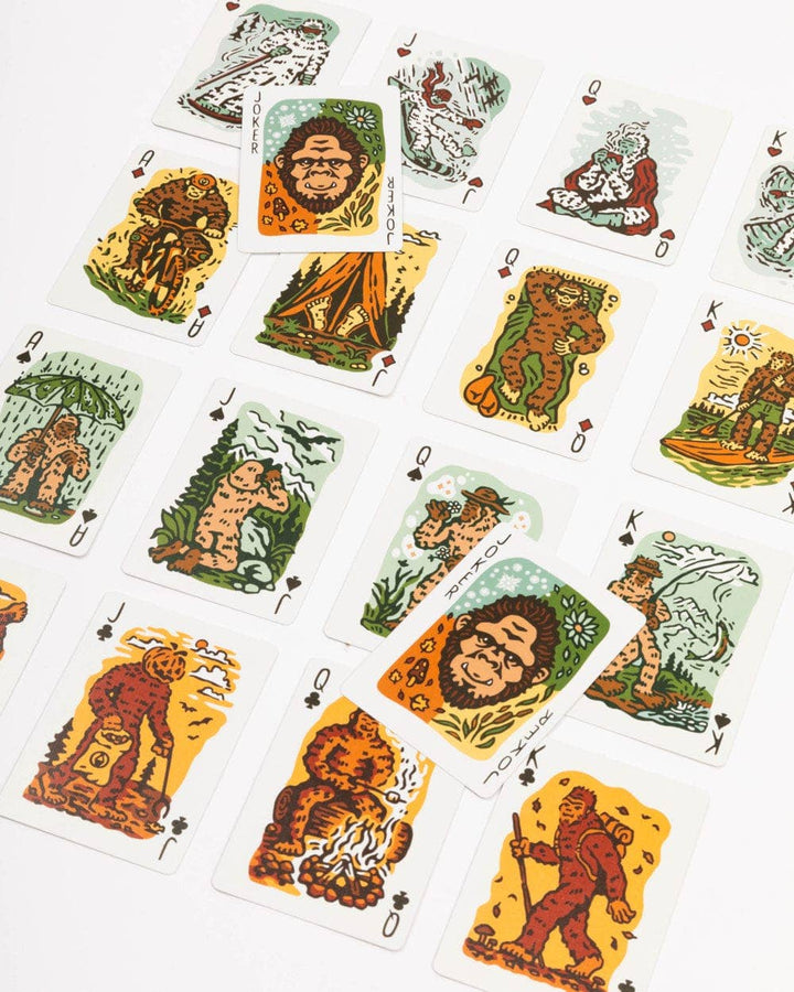 Seasons of Squatch Playing Cards