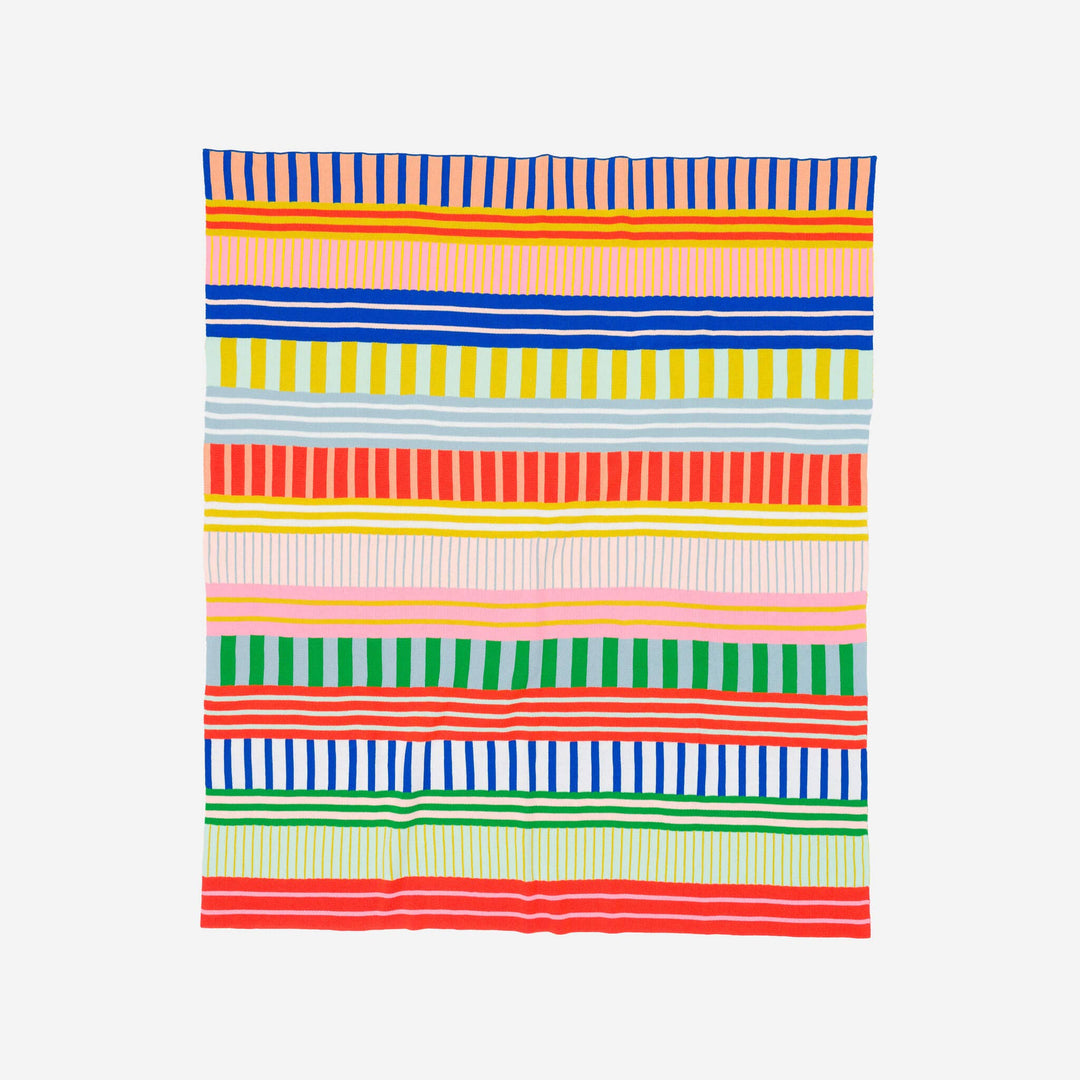 Patchwork Stripe Throw VRPS22