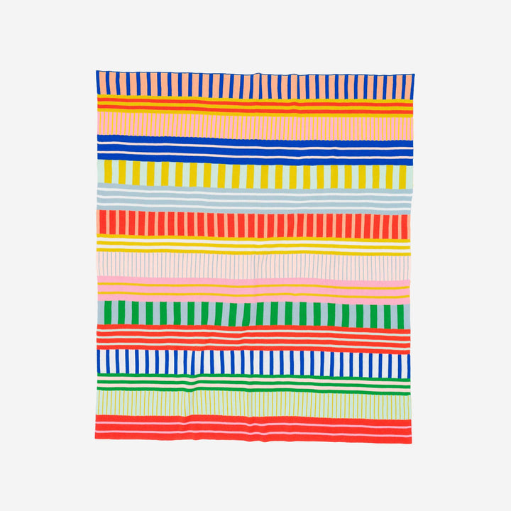 Patchwork Stripe Throw VRPS22