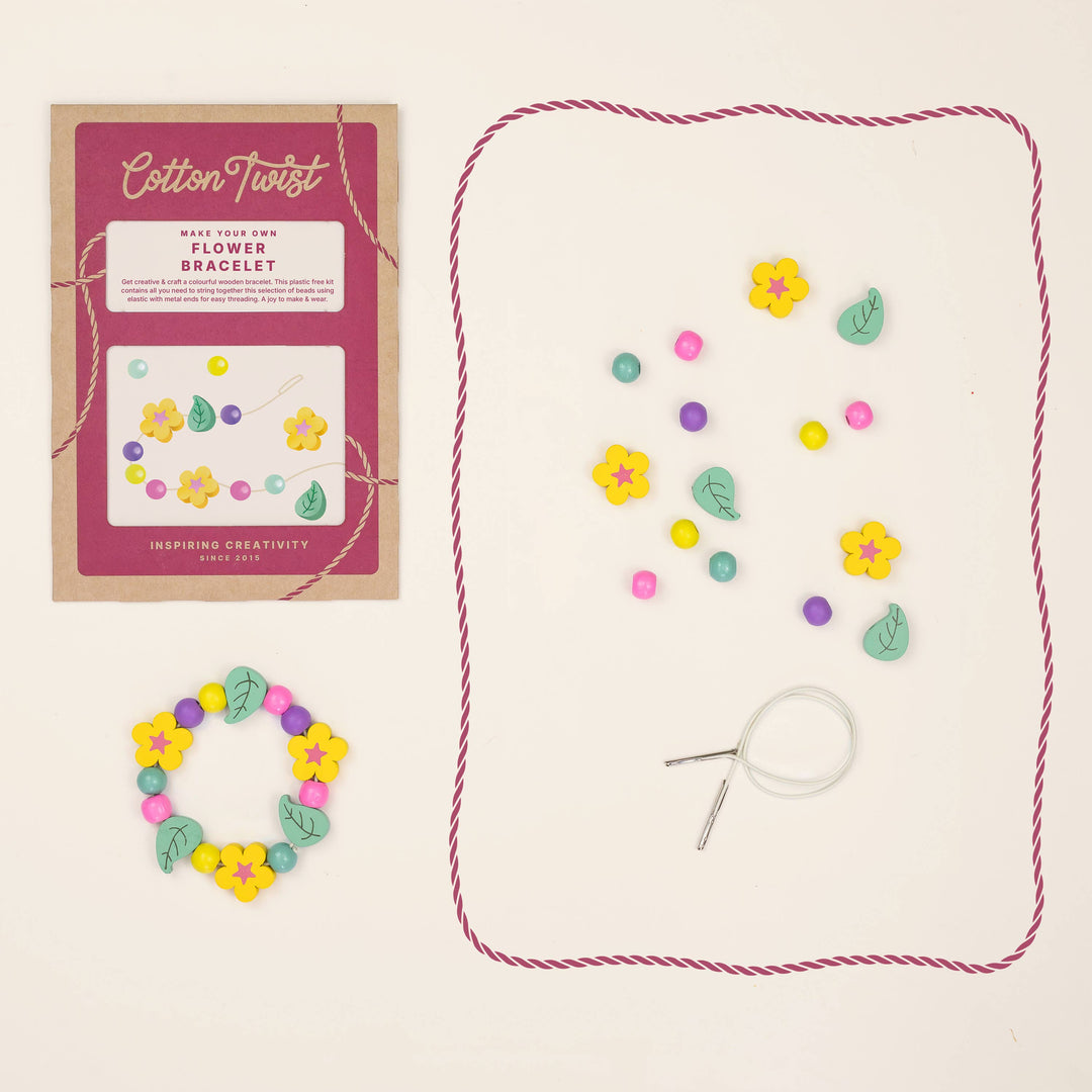 Make Your Own Flower Bracelet UKCA6