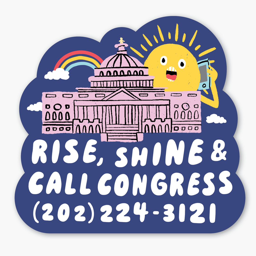 Call Congress Sticker PAR