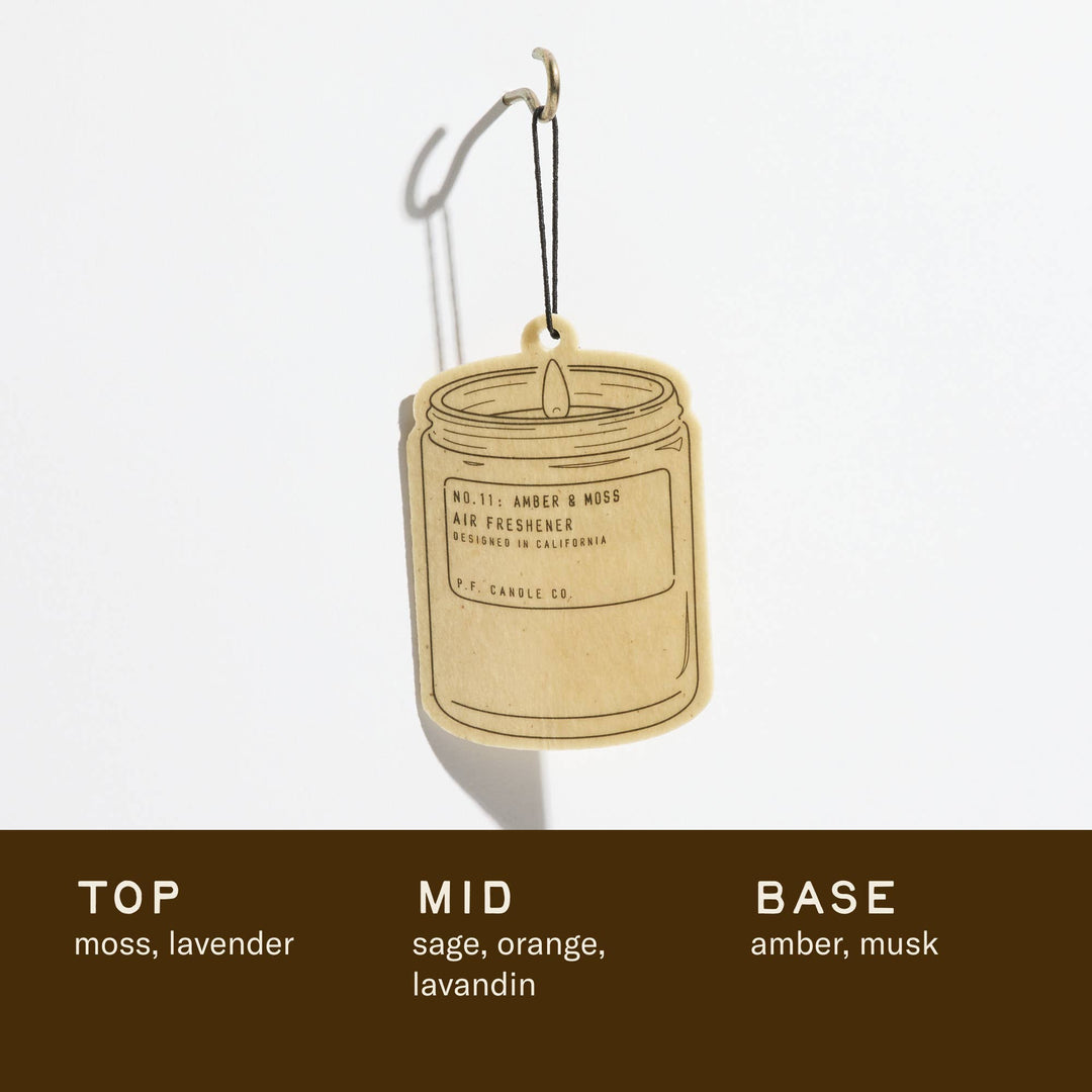 Amber &amp; Moss– Air Freshener