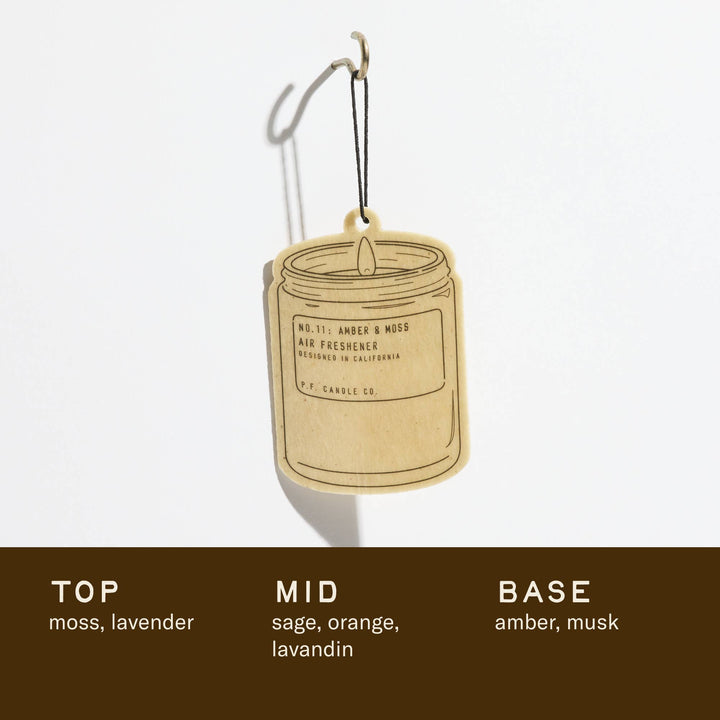 Amber &amp; Moss– Air Freshener