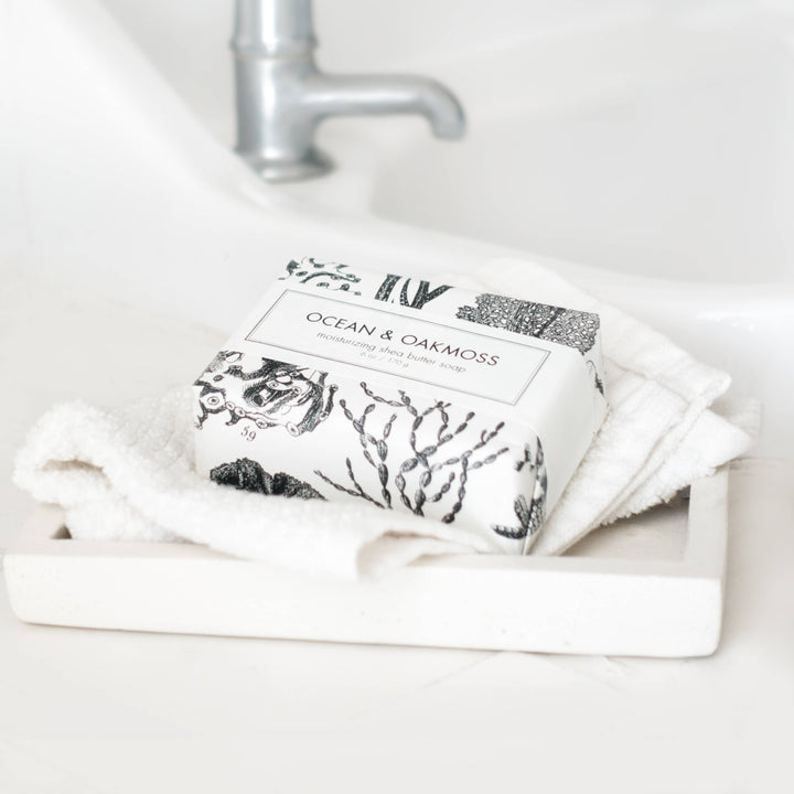 Ocean &amp; Oakmoss Shea Butter Soap - Bath Bar