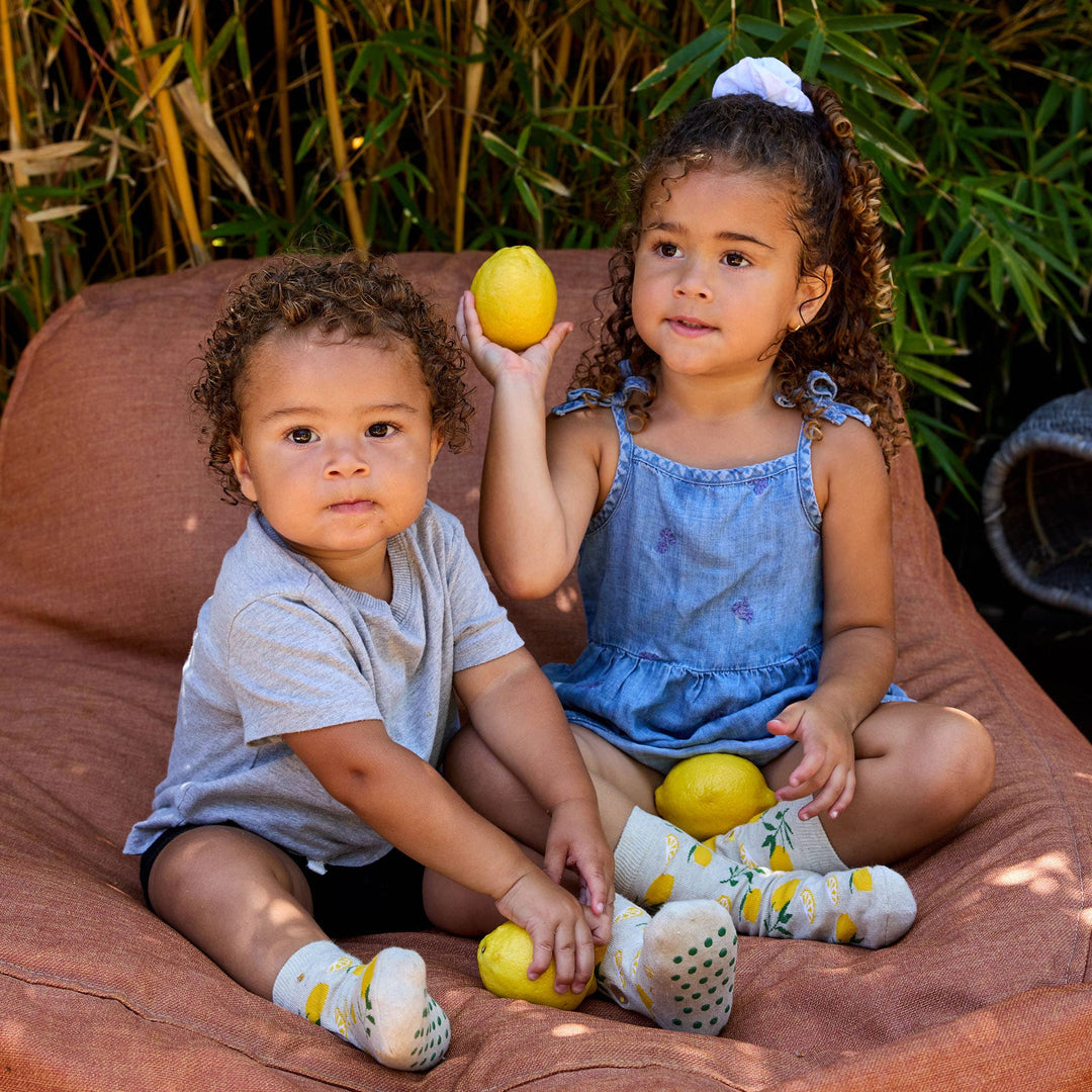 Kids Socks that Plant Trees | Lemons - Organic Cotton Socks