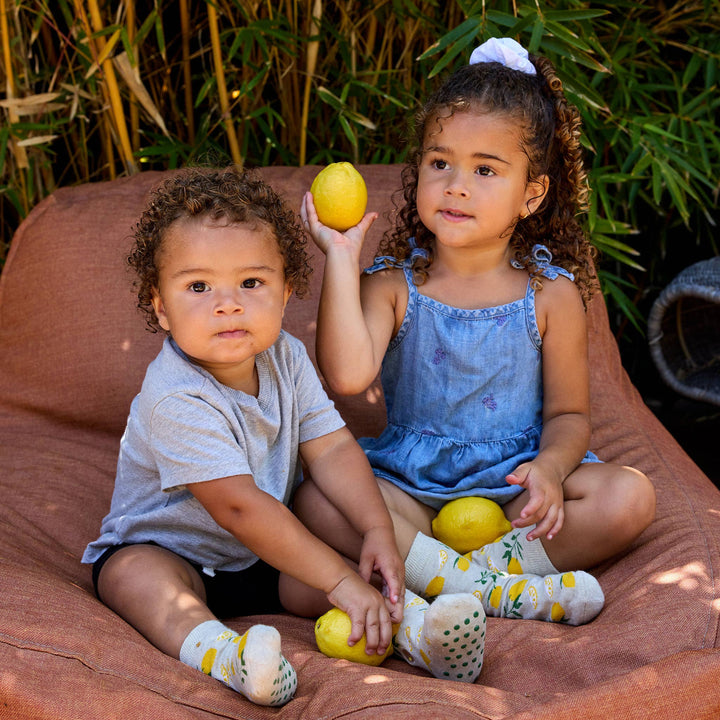 Kids Socks that Plant Trees | Lemons - Organic Cotton Socks