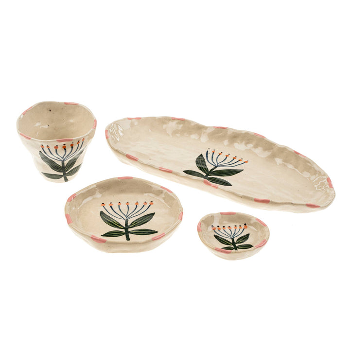 Flora Pottery Cup, Lotus