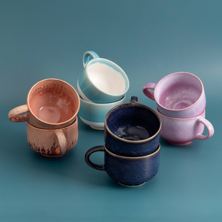 Abyss Handmade Ceramic Mug 16oz | Stoneware Coffee Mug NV55