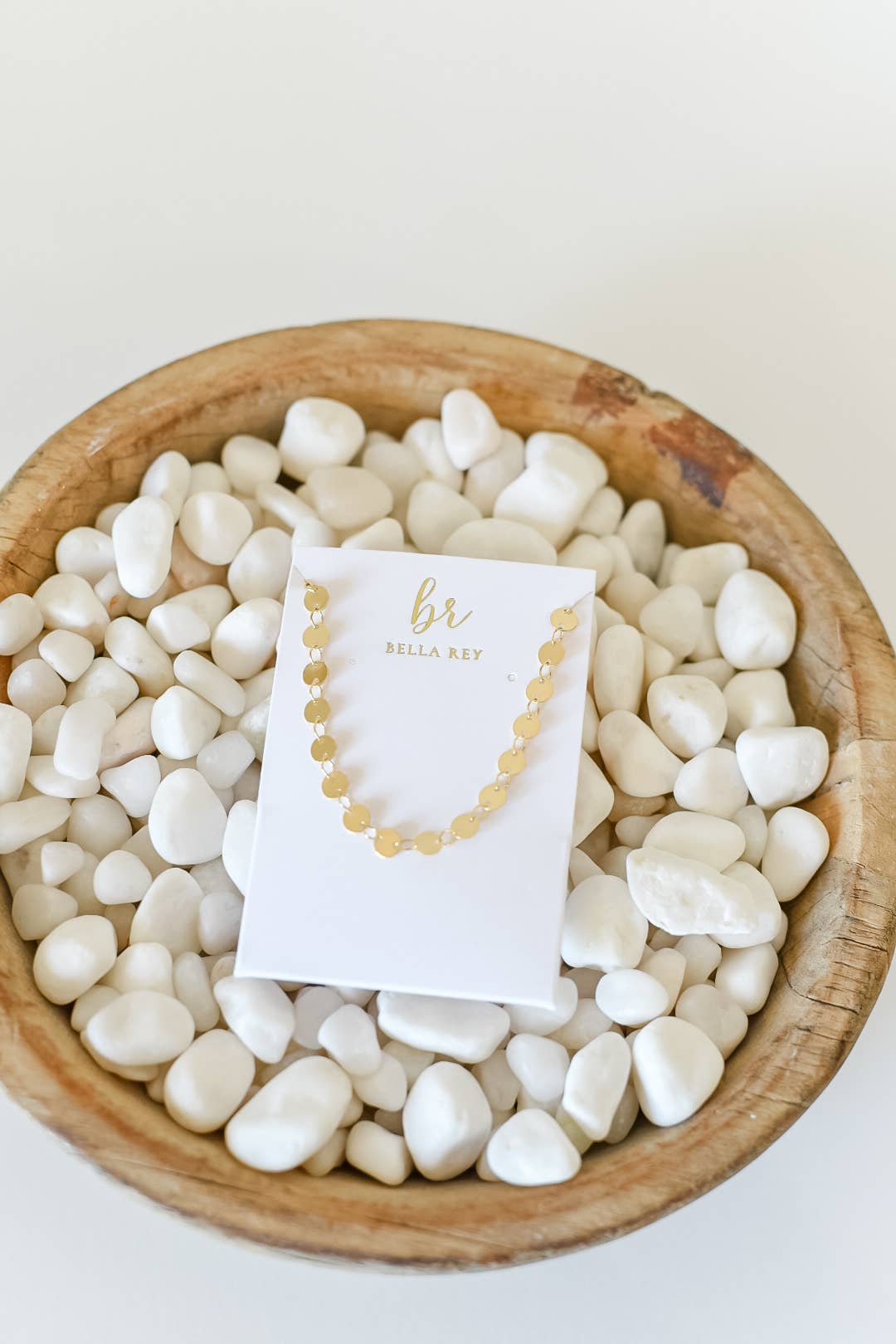 Beckett disc necklace 18k gold plated BRN79