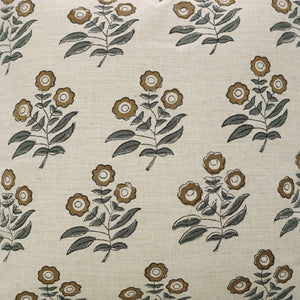 Stylish Block Print Linen Blend Cushion Cover - Neha FB06