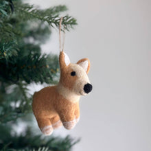 Load image into Gallery viewer, Felt Corgi Dog Ornament with Big BUTT GN24
