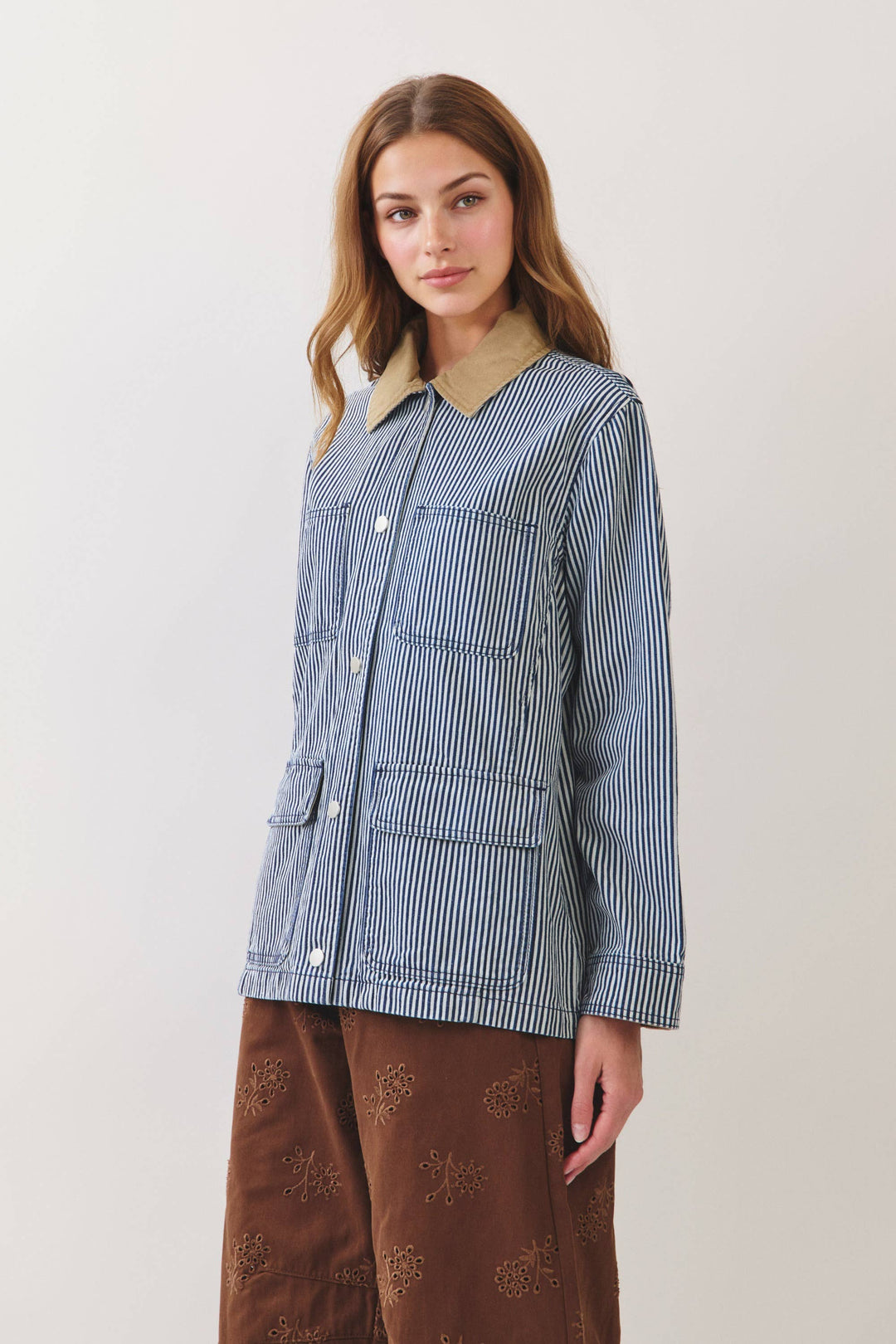 CS113 BARN STRIPED JACKET