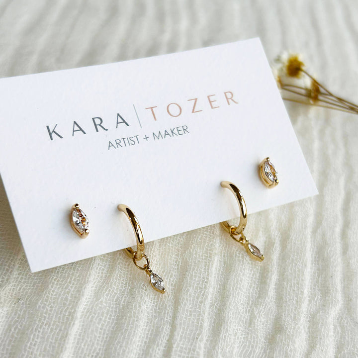 Marquise Hoop Stacking Set 