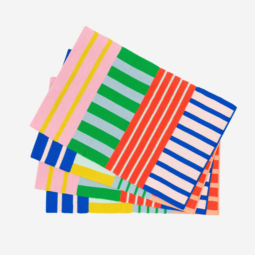 Patchwork Stripe Placemat Set VRP22