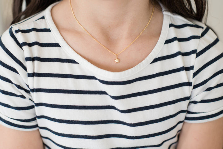 Momma + Me Moon and Star Necklace Set HS23
