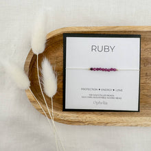 Load image into Gallery viewer, Ruby Silk Bracelet