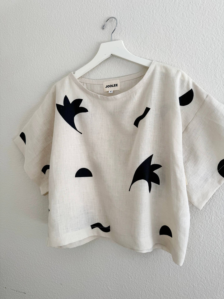 Fall oat linen top JL36